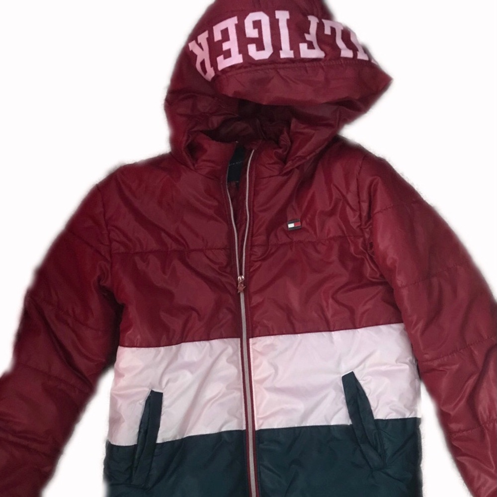 Big Girls Hooded Colorblocked Puffer Jacket